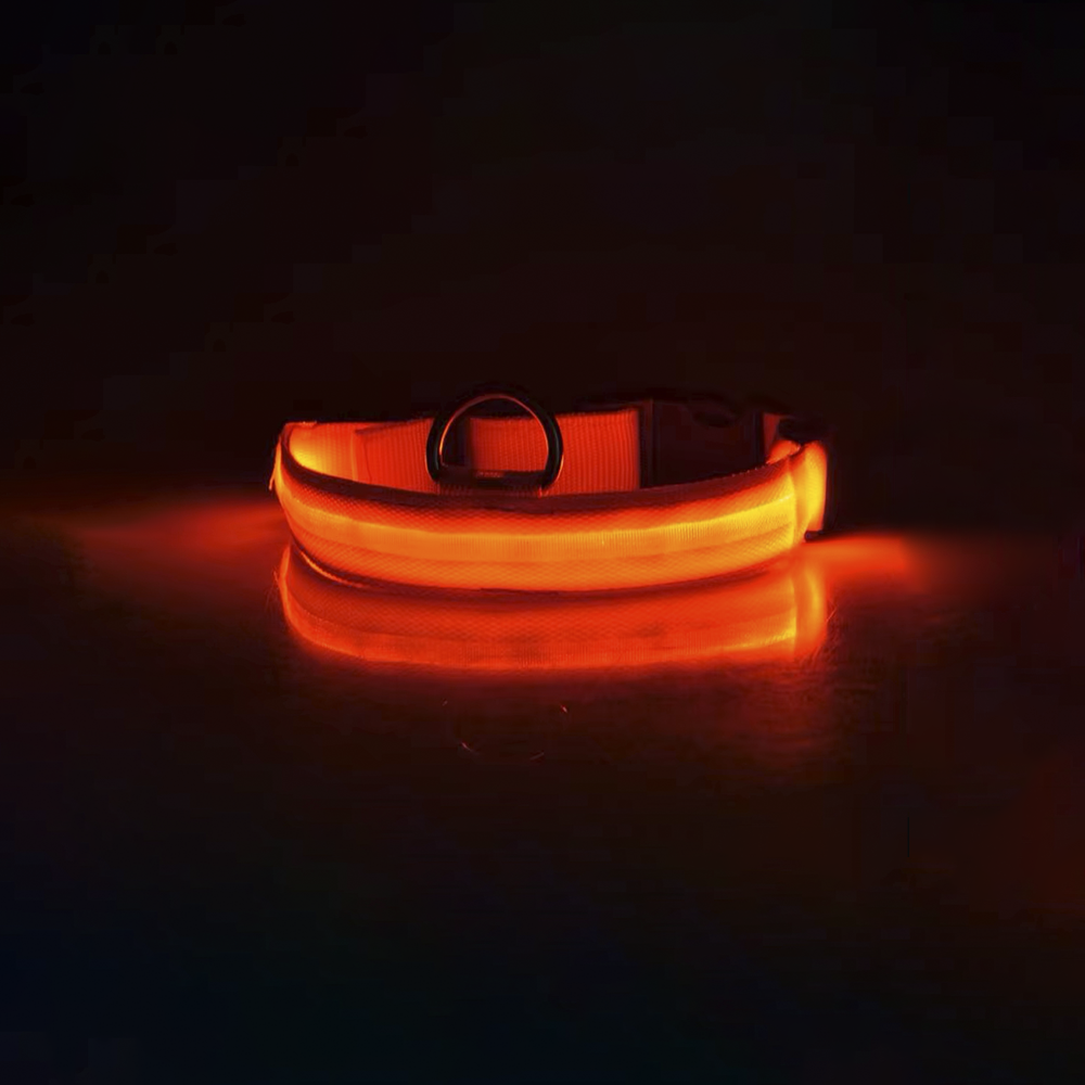 Nylon LED Pet Dog Collar Dogs