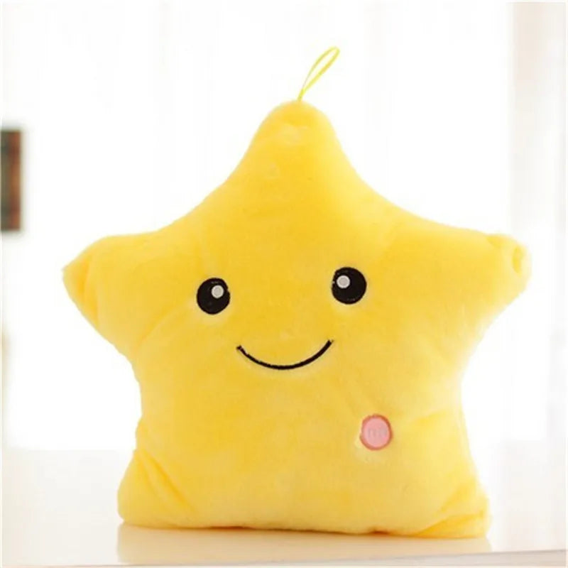 Glowing Colorful Led Stars Cushion Led