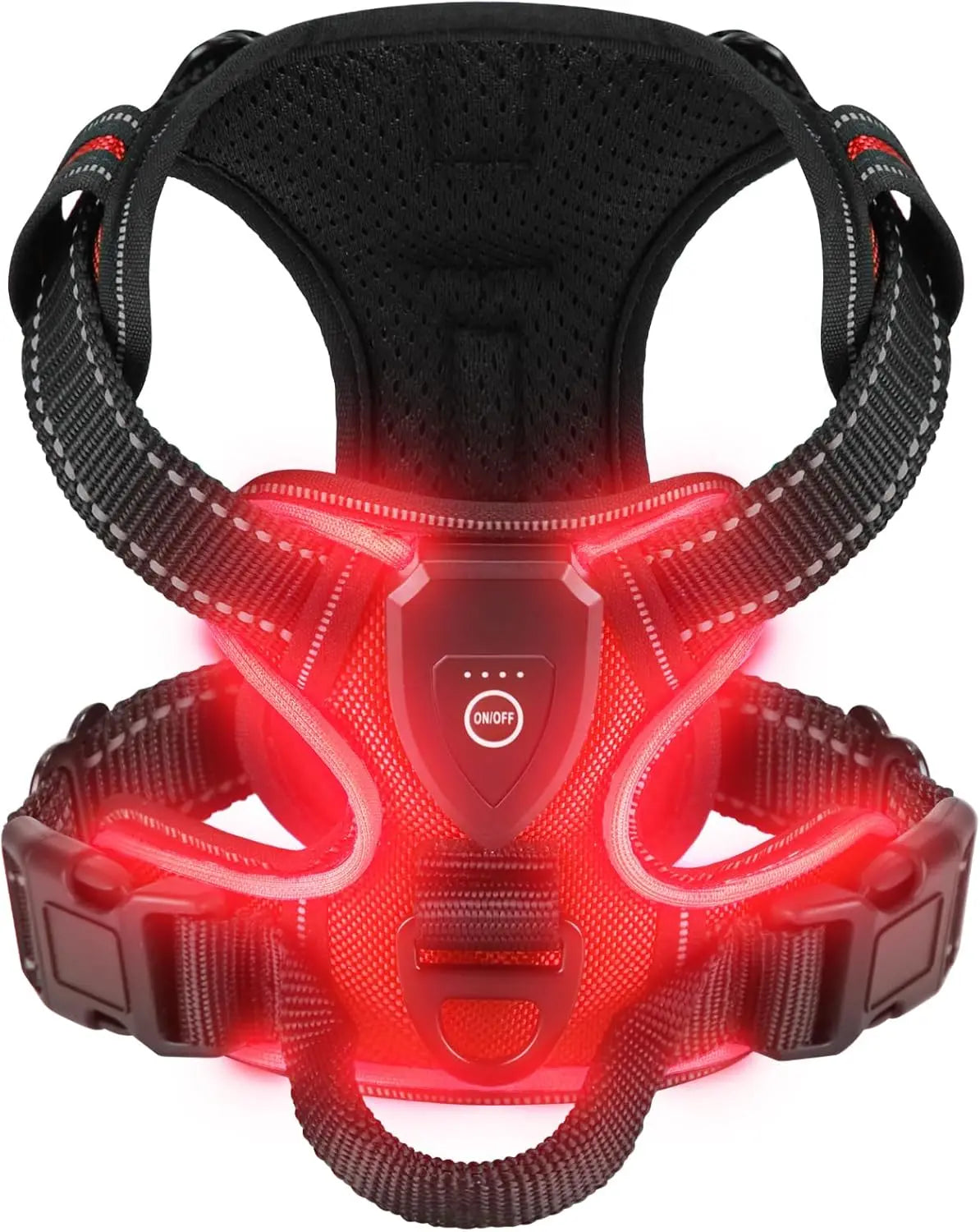 LED Glowing Luminous Rechargeable Cat/Dog Harnesses