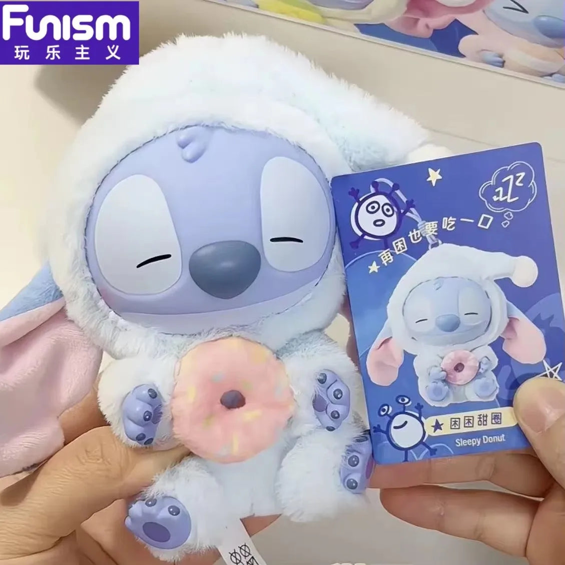 Stitch Sleep Series Plush Dolls Pendant Cute Doll Ornament Mystery Box