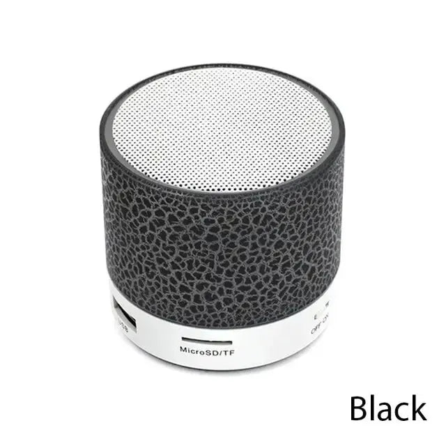 Mini Bluetooth Portable Audio A9 with LED crack design
