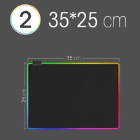 Waterproof LED Gamer Mouse/Keyboard Pad