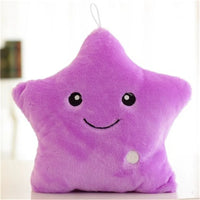 Glowing Colorful Led Stars Cushion Led