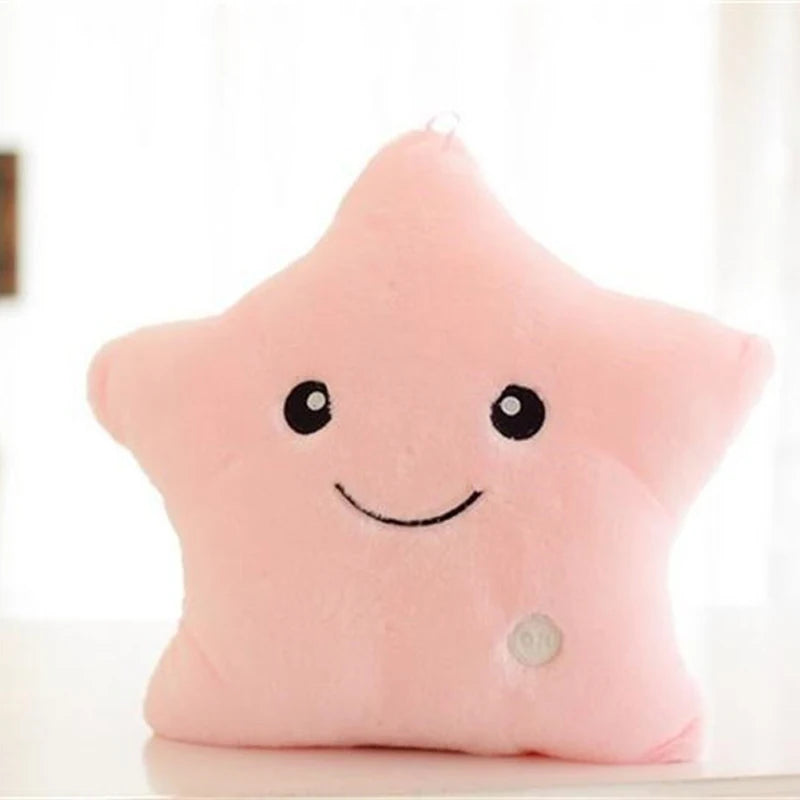 Glowing Colorful Led Stars Cushion Led