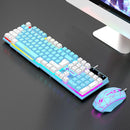 Wired RGB Computer Gaming Keyboard And Mouse USB set