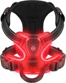 LED Glowing Luminous Rechargeable Cat/Dog Harnesses