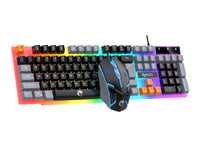 Wired RGB Computer Gaming Keyboard And Mouse USB set