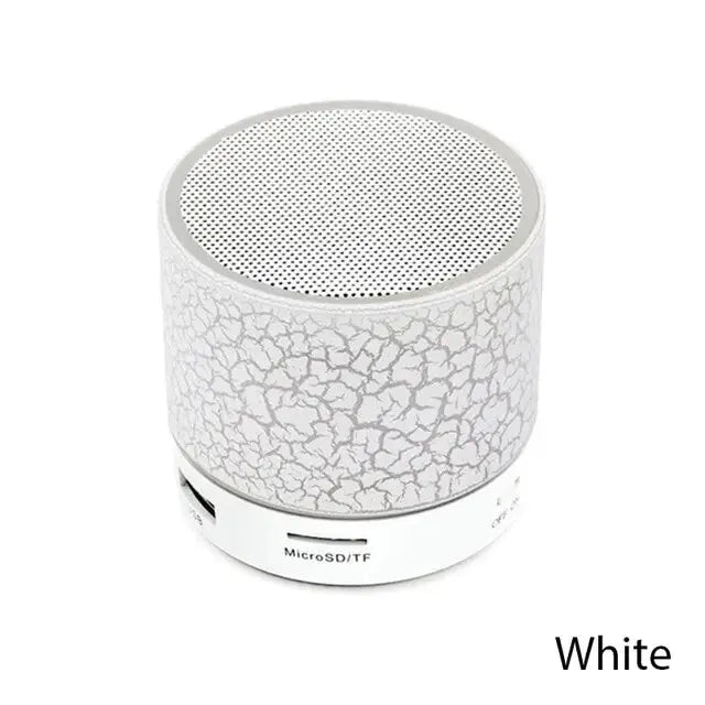Mini Bluetooth Portable Audio A9 with LED crack design